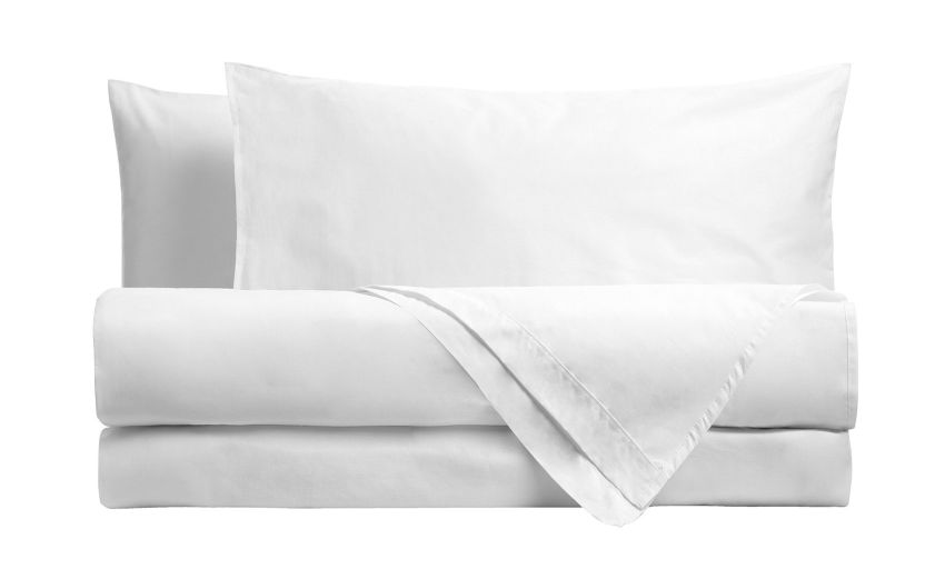 Completo letto 1 piazza bianco--Bianco-Cotone Completo letto 1 piazza bianco--Bianco-Cotone