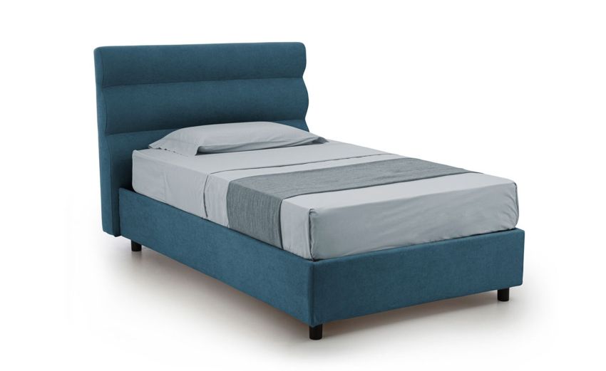 Baleari letto piazza e mezza comfort blu -In tessuto Baleari letto piazza e mezza comfort blu -In tessuto