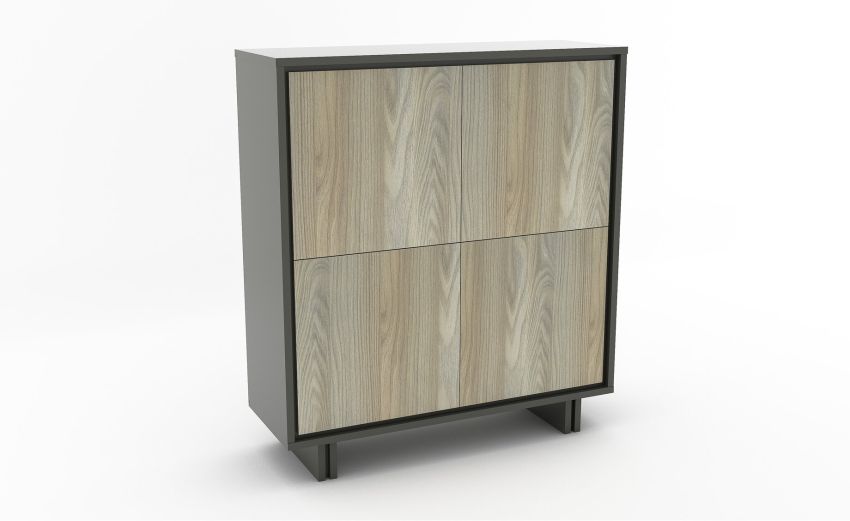 Rio madia 4 ante alta fango/olmo perla--Legno chiaro-Nobilitato-144 cmx129 cm Rio madia 4 ante alta fango/olmo perla--Legno chiaro-Nobilitato-144 cmx129 cm