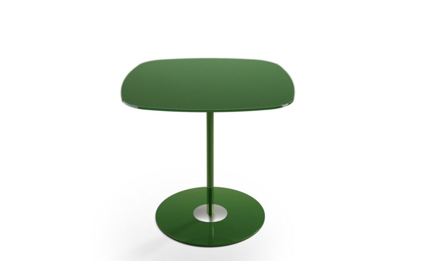 Glass tavolino Dallia quadrato verde h44 cm--Verde-Vetro-44 cmx46 cm Glass tavolino Dallia quadrato verde h44 cm--Verde-Vetro-44 cmx46 cm