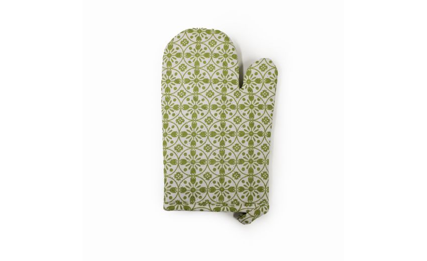 Guanto forno verde in 100% cotone--Verde-Cotone-28 cmx18 cm Guanto forno verde in 100% cotone--Verde-Cotone-28 cmx18 cm