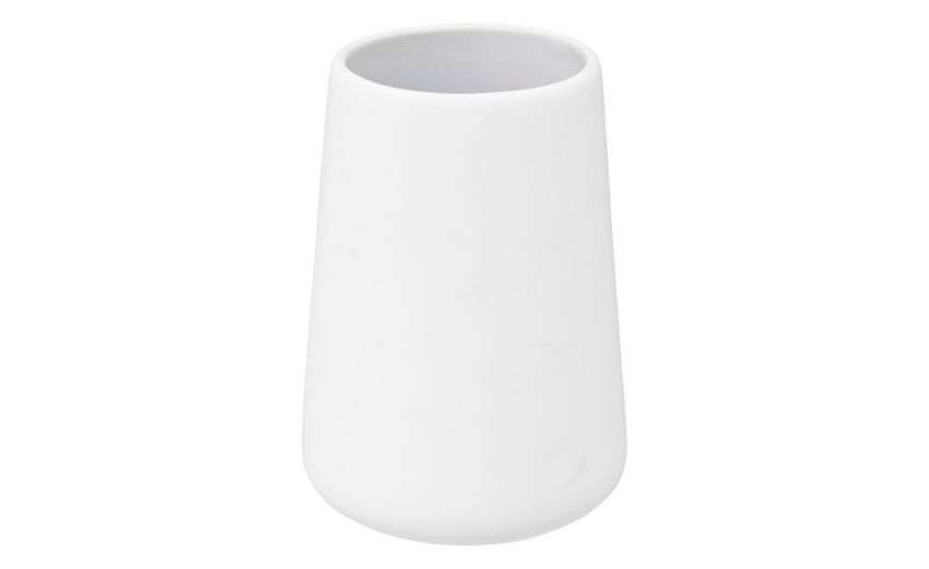 Baton bicchiere bagno in ceramica bianco h11 Baton bicchiere bagno in ceramica bianco h11