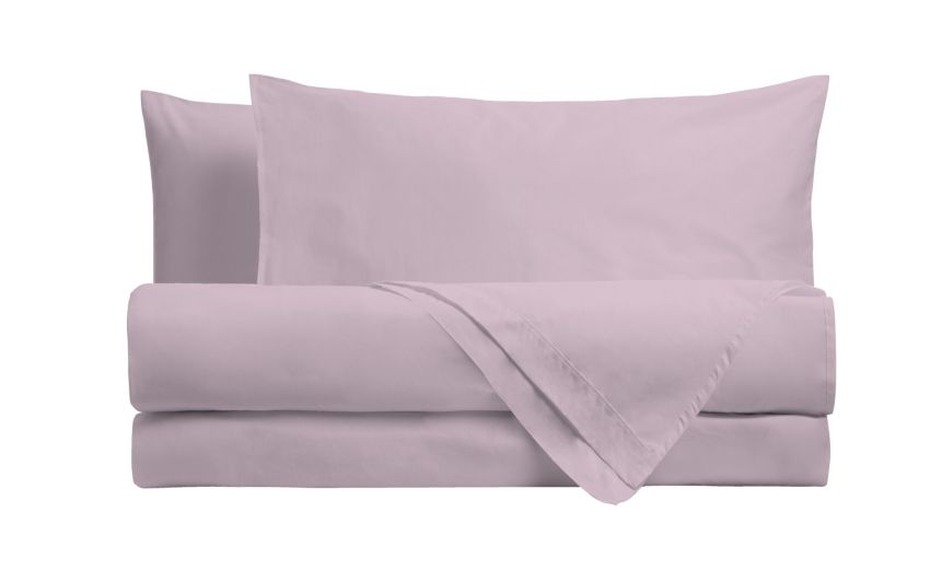 Completo letto 2 piazze rosa--Rosa-100% Cotone Completo letto 2 piazze rosa--Rosa-100% Cotone