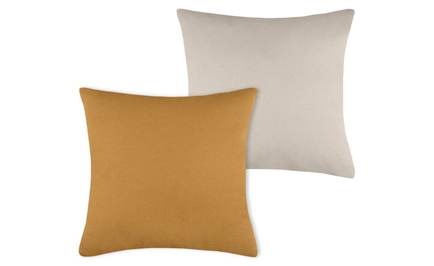 Duo cuscino curry 50x50 cm--Arancione-Cotone-50 cmx50 cm Duo cuscino curry 50x50 cm--Arancione-Cotone-50 cmx50 cm