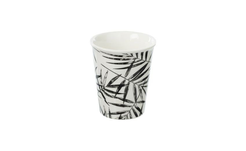 Floral tazzina caffè foliage in porcellana 100 ml ---Porcellana Floral tazzina caffè foliage in porcellana 100 ml ---Porcellana