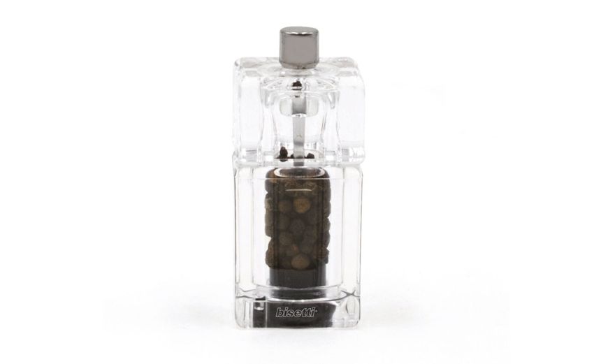 Bisetti Como macina pepe trasparente h9 cm--Trasparente-Acrilico Bisetti Como macina pepe trasparente h9 cm--Trasparente-Acrilico