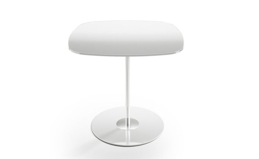Glass tavolino Dallia quadrato bianco h48 cm--Bianco-Vetro-48 cmx46 cm Glass tavolino Dallia quadrato bianco h48 cm--Bianco-Vetro-48 cmx46 cm