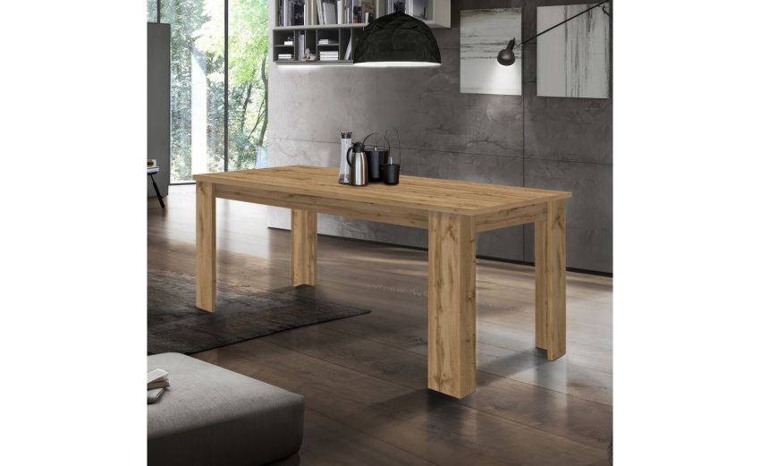 Jesi tavolo allungabile rovere L140 cm--Legno-Pannello melaminico-75 cmx140 cm Jesi tavolo allungabile rovere L140 cm--Legno-Pannello melaminico-75 cmx140 cm