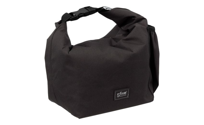 Lunch bag in polietilene nera 32x16 cm--Nero-Polietilene-35 cmx32 cm Lunch bag in polietilene nera 32x16 cm--Nero-Polietilene-35 cmx32 cm