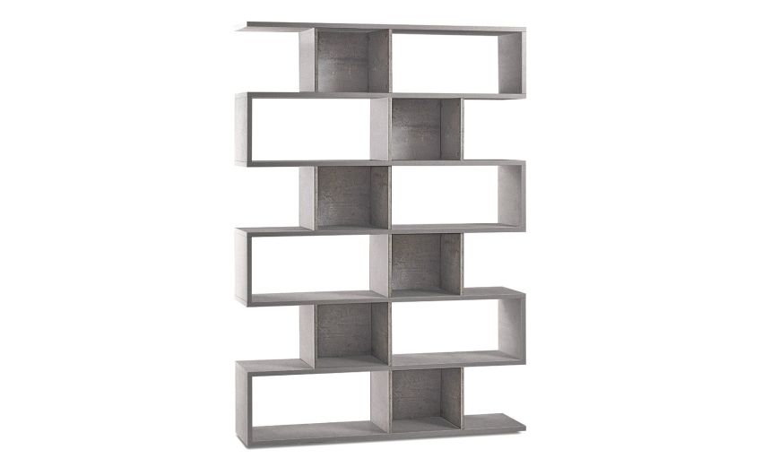 Book libreria a parete cemento h215 cm--Cemento-Pannello melaminico-215 cmx150 cm Book libreria a parete cemento h215 cm--Cemento-Pannello melaminico-215 cmx150 cm