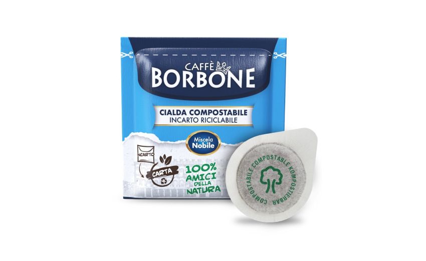 Borbone Box 50 cialde Caffè miscela Nobile-Filtrocarta ESE 44mm Borbone Box 50 cialde Caffè miscela Nobile-Filtrocarta ESE 44mm