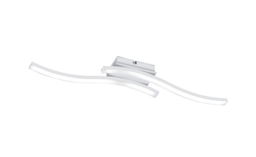 Route plafoniera LED 2 luci in metallo 10W - -Bianco-Metallo-7 cmx56 cm Route plafoniera LED 2 luci in metallo 10W - -Bianco-Metallo-7 cmx56 cm