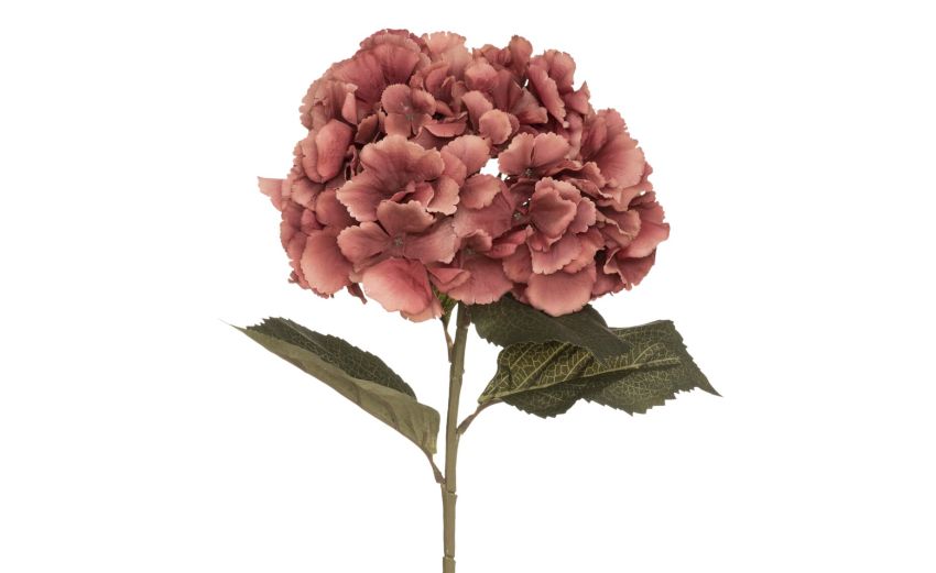 Ramo di Ortensia artificiale prugna h83 cm--Viola-Poliestere Ramo di Ortensia artificiale prugna h83 cm--Viola-Poliestere