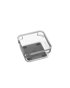 Drawer organizer singolo 9x9 cm- -Grigio-Plastica-4