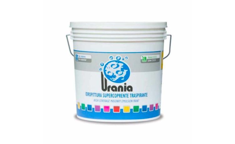 Urania idropittura traspirante bianca 14 Lt--Bianca