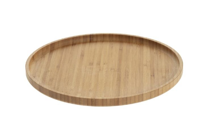 Wood vassoio in legno di bamboo Ø19 cm
