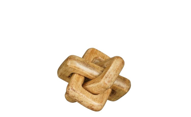 Nodo decorativo in legno----13 cmx13 cm