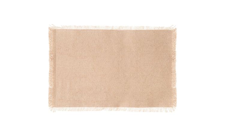 Maha tovaglietta in cotone beige 45x30 cm---100% Cotone-30 cmx45 cm