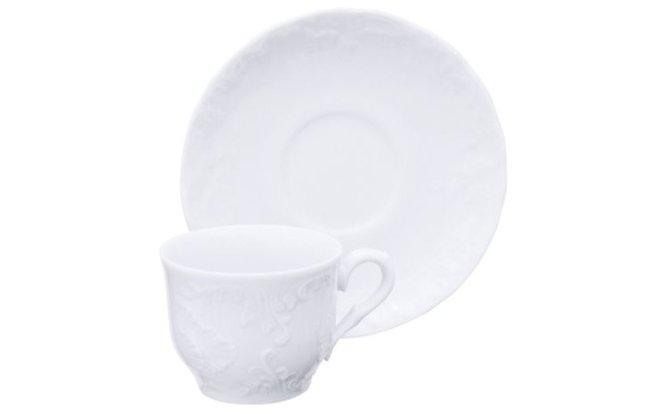 Elisa tazza da caffè in porcellana bianca--Bianco-Porcellana