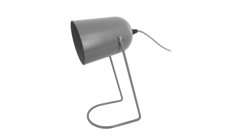 Enchant lampada da tavolo in ferro antracite-25W-Antracite-Ferro-30 cmx14 cm