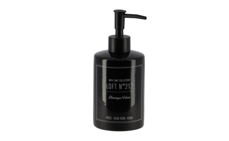 Loft dispenser sapone nero 320 ml--Nero-Dolomite