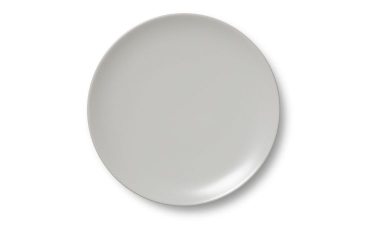 Denver piatto piano bianco Ø26 cm- -Bianco-Gres