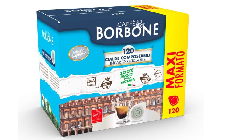 Borbone Box 120 cialde Caffè miscela Suprema -Filtrocarta ESE 44mm