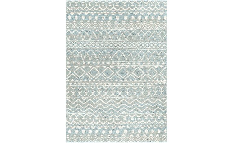Ulisse tappeto decorato grigio 140x200 cm--Blu-Polipropilene-200 cmx140 cm