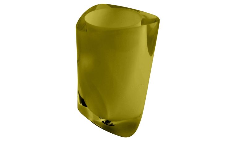 Twist portaspazzolini verde--Verde-Resina-12 cmx8