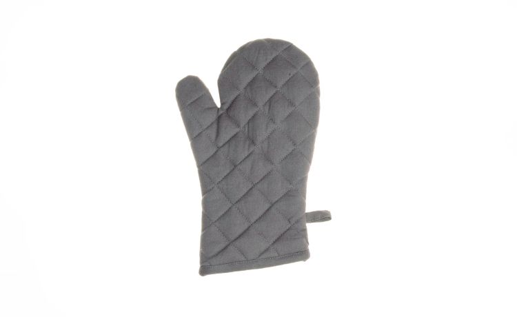Greta guanto in 100% cotone grigio scuro- --100% Cotone-32 cmx18 cm