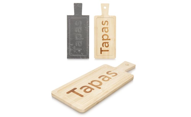 Tapas tagliere bamboo e ardesia---Bamboo-1 cmx23 cm