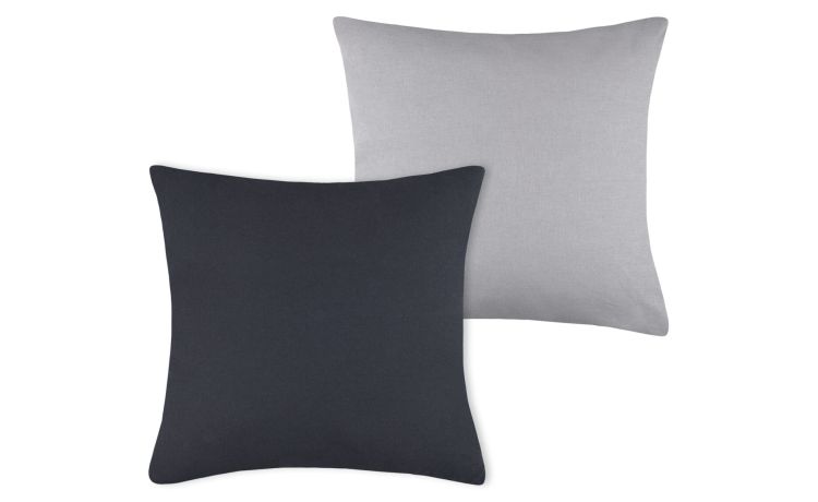 Duo cuscino antracite 50x50 cm--Antracite-Tessuto-50 cmx50 cm
