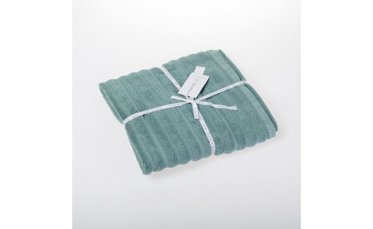 Wave Telo Spugna Acqua 90x140 cm 100% Cotone Stone Washed-Con bordo rigato--Cotone