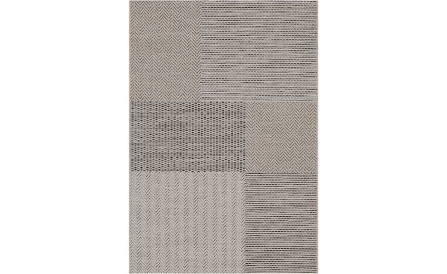 Betulla tappeto geometrico grigio 160x230 cm