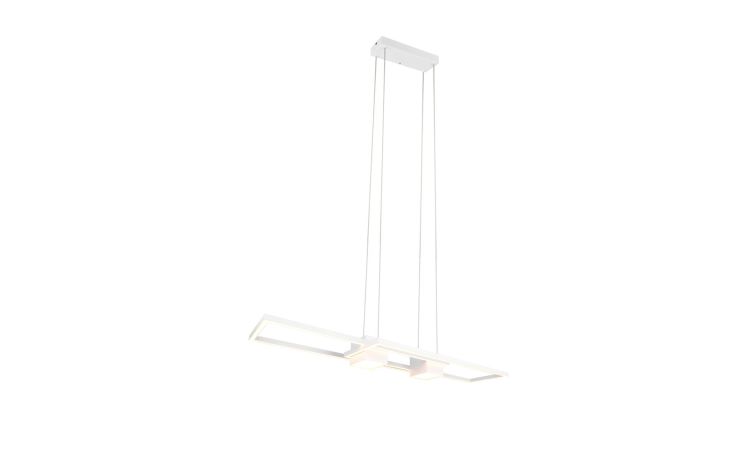 Albany sospensione LED bianca-Con telecomando-Bianco-Metallo