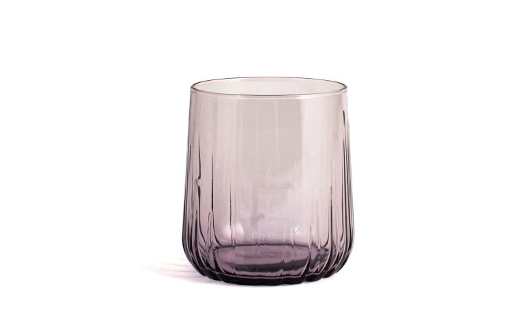 Nova Purple set 3 bicchieri acqua in vetro viola--Viola-Vetro