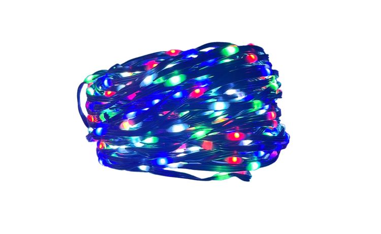 Luci albero di natale 400LED 24m-Smart rgb con app-Multicolore-Plastica