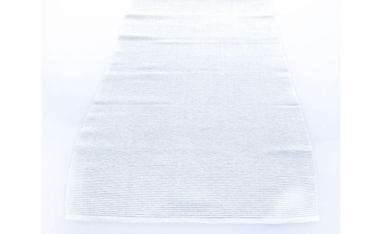Greta runner bianco 100% cotone 50x140 cm