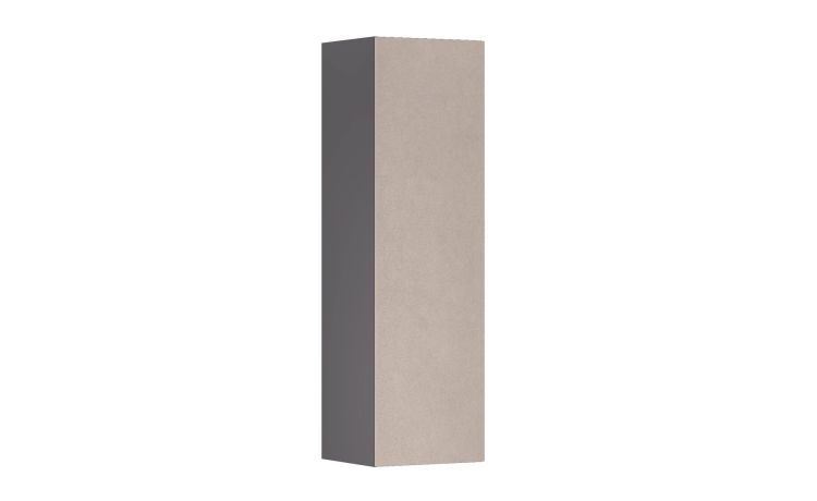 Sofia pensile 1 anta titanio e perla h120 cm--Legno chiaro-Nobilitato-120 cmx36 cm