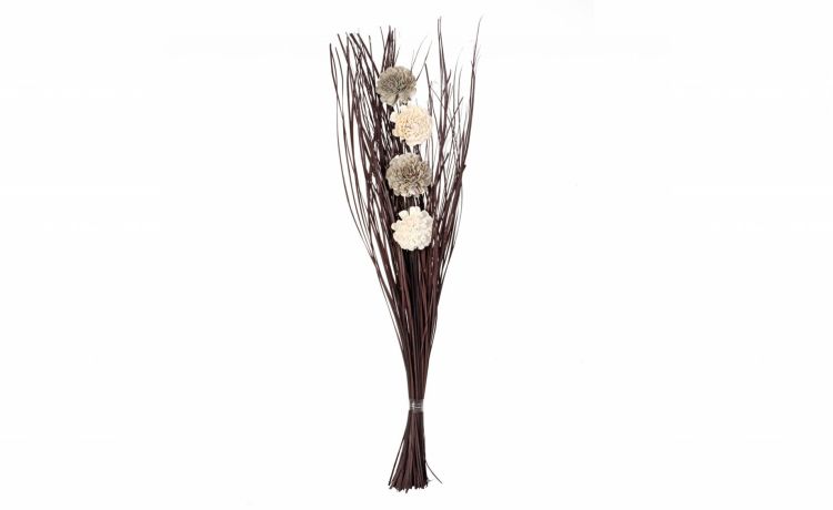 Bouquet rami con fiori secchi assortiti H100 cm- --Piante secche