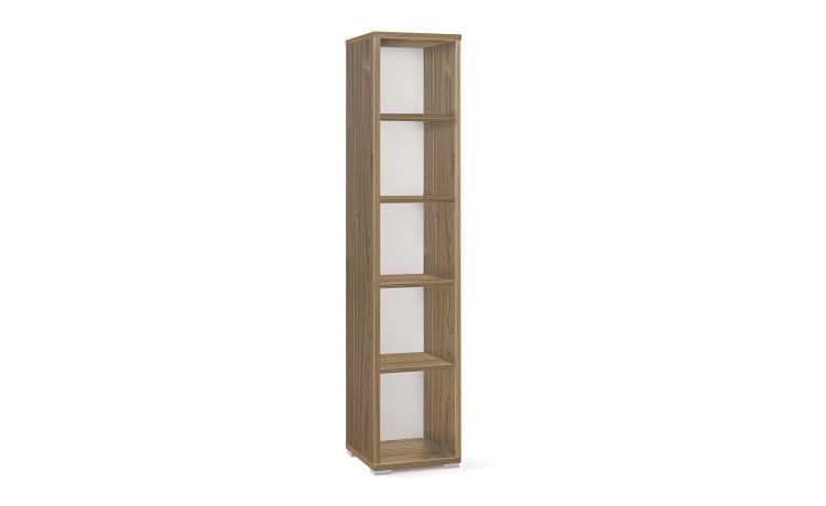 Work colonna a giorno ufficio colore noce--Legno-Melaminico-182 cmx39 cm