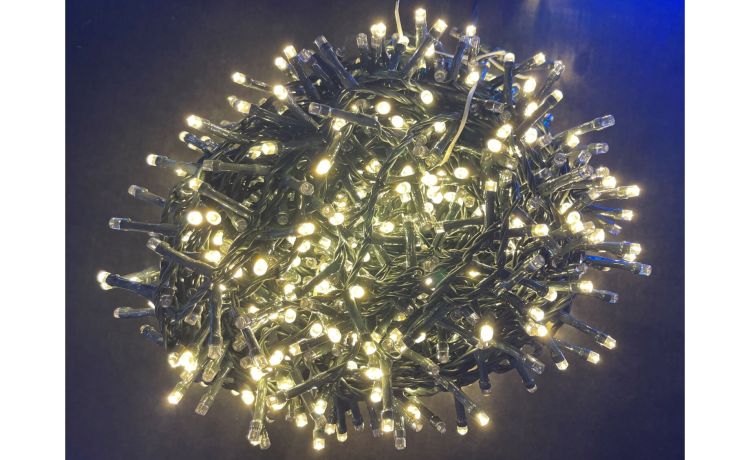 Luci albero di natale 1500 LED 30 metri - Bianco Caldo-Gioco di luce-Multicolore-Plastica