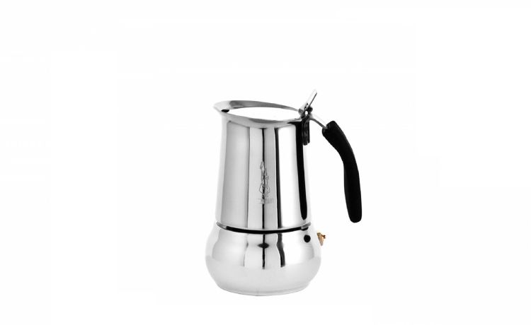 Kitty caffettiera 2 tazze- -Cromo--14 cmx11 cm