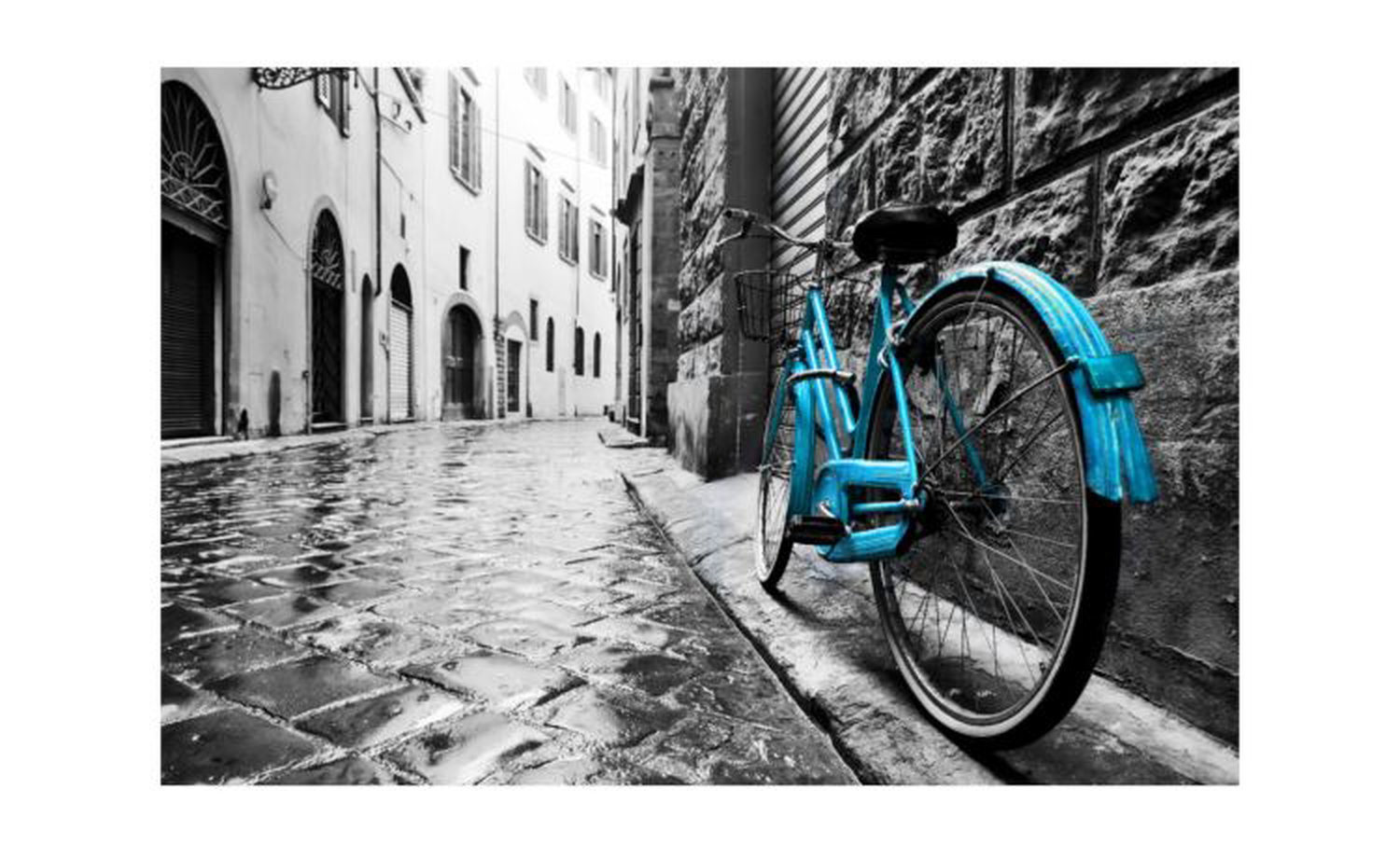 Bicicletta canvas paesaggio 90x60 cm