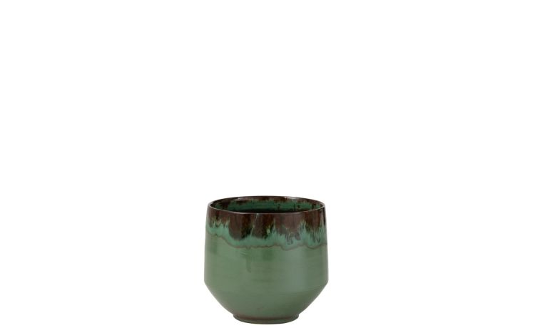 Aline vaso in ceramica verde Ø26