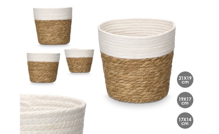 Cestino In Fibra Naturale S---Fibra naturale