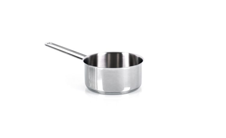 Allegro casseruola 1 manico Ø16 cm-Fondo adatto a induzione-Grigio-Acciaio inox
