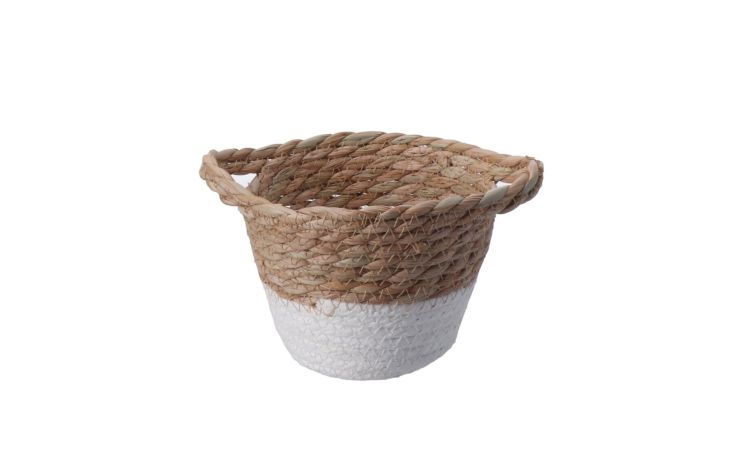 Cestino tondo in fibra naturale D15 cm