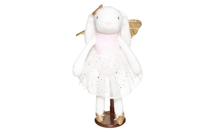 Rabbit peluche in tessuto H40 cm- -Bianco-Poliestere-40 cmx15 cm