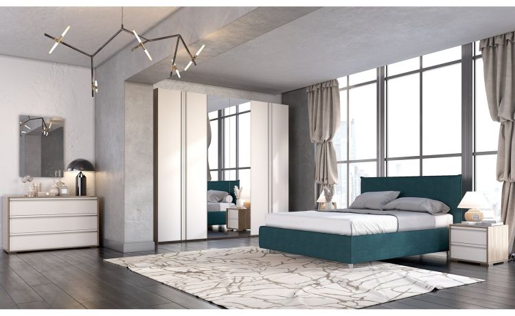 Gaia camera matrimoniale noce/sabbia